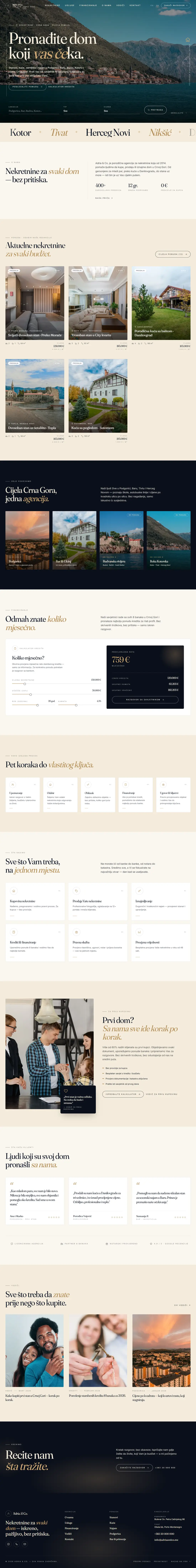 Adria & Co: Cijela početna
