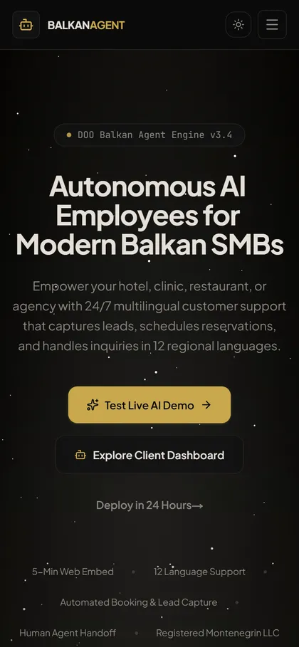 Balkan Agent: Mobile version