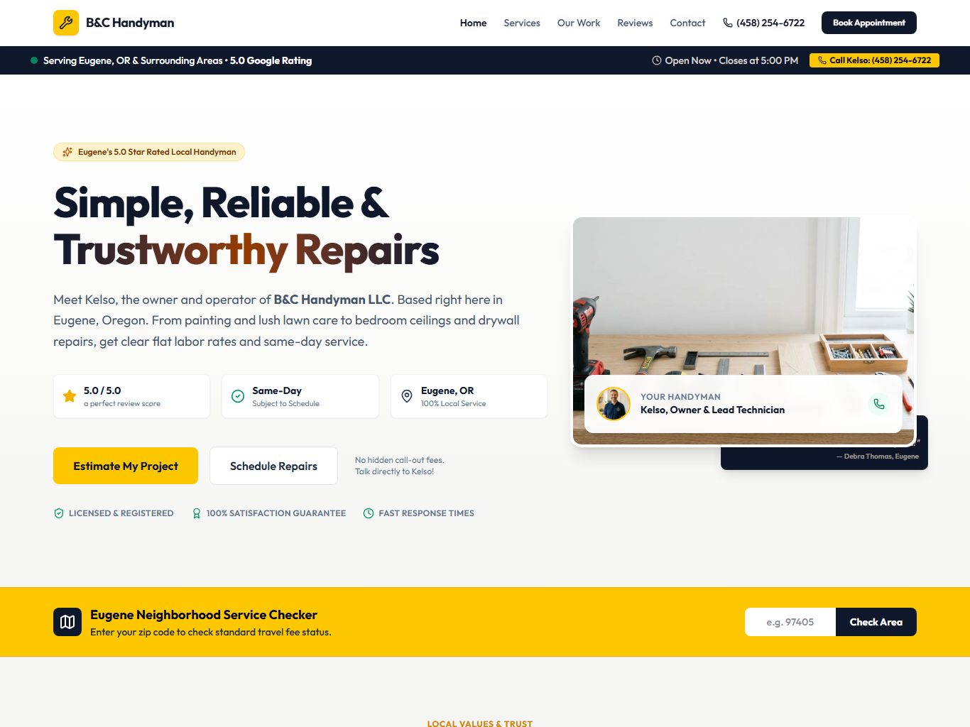BC Handyman: Handyman services (Demo project)