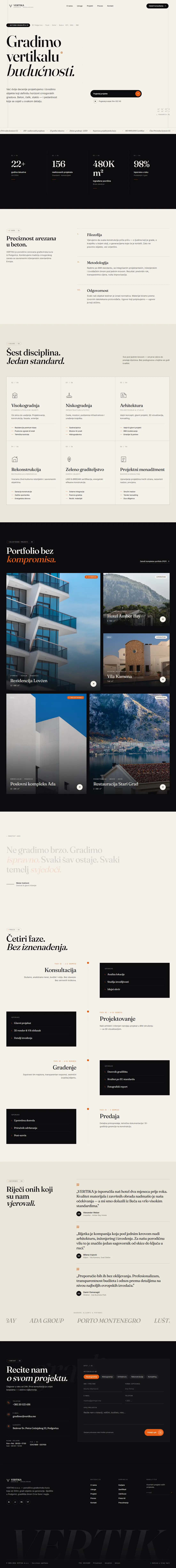 VERTIKA: Faqja kryesore